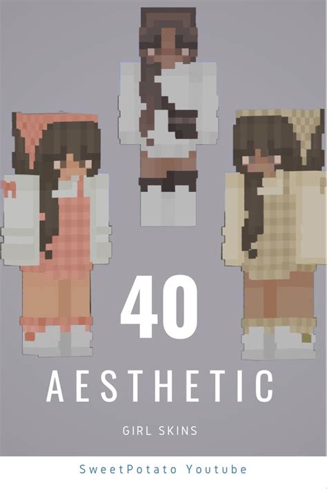 Minecraft Aesthetic Girl Skins | Minecraft skins cute, Minecraft girl ...