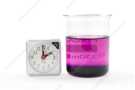 Potassium permanganate diffusion in water - Stock Image - C024/9292 - Science Photo Library