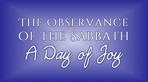 The Observance of the Sabbath: A Day of Joy | E.G. White | Bright Beams