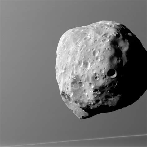 Cassini Spacecraft Views Saturn's Moon Epimetheus