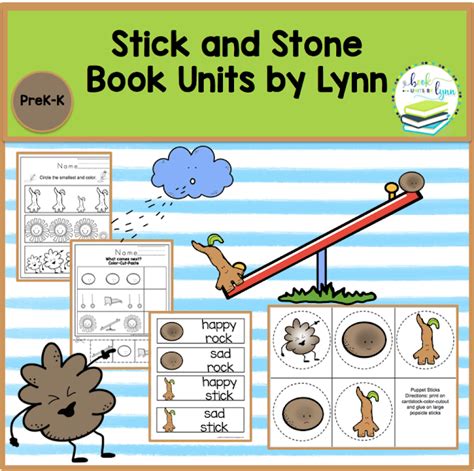 STICK AND STONE. BOOK UNIT ~ Book Units by Lynn