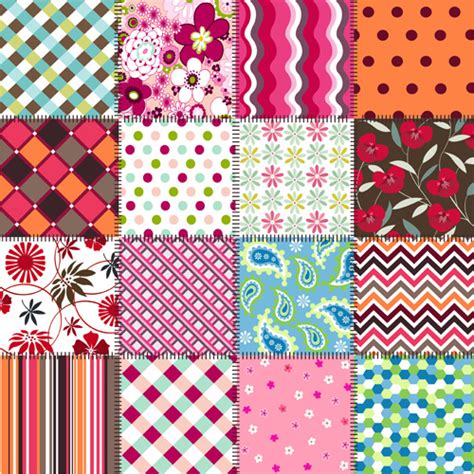 Beautiful fabric patterns vector Vectors graphic art designs in ...