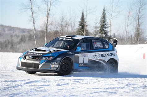 Learning to Drive a Subaru WRX STI Rally Car in the Snow