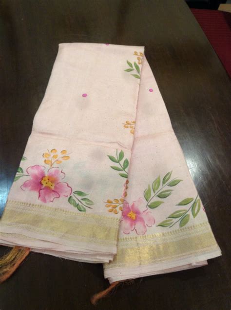 Ahimsa silk painted saree - Ahimsa Silk - Painted silk - VIBA SAREES ...