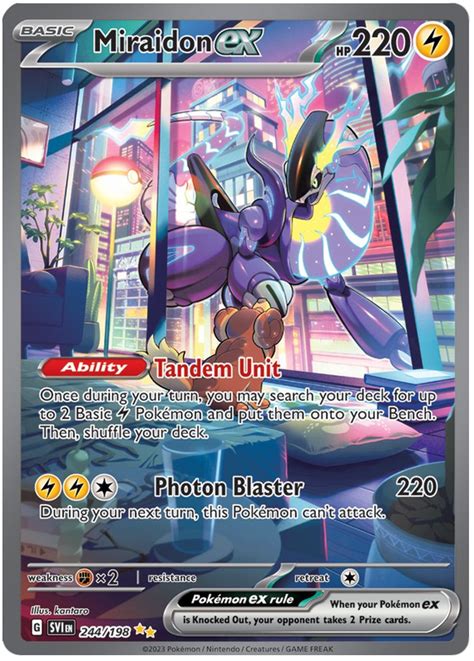 Miraidon ex - Scarlet & Violet #244 Pokemon Card