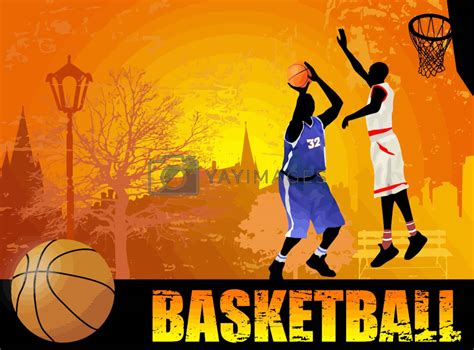 Basketball poster by roxanabalint Vectors & Illustrations with ...