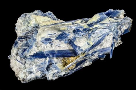 8.6" Vibrant Blue Kyanite Crystal Cluster In Quartz - Brazil (#113493) For Sale - FossilEra.com