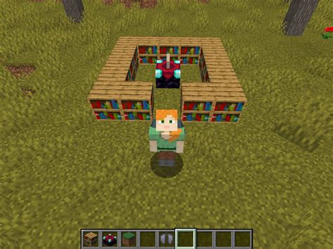 How To Craft Bookshelf Minecraft