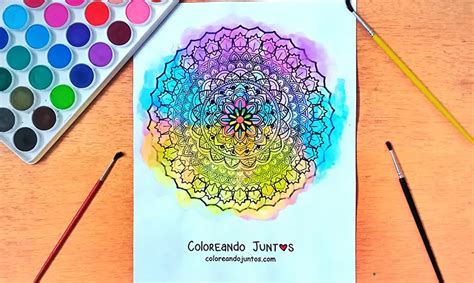 35 Dibujos de Mandalas Difíciles para Colorear ¡Gratis! | Coloreando Juntos