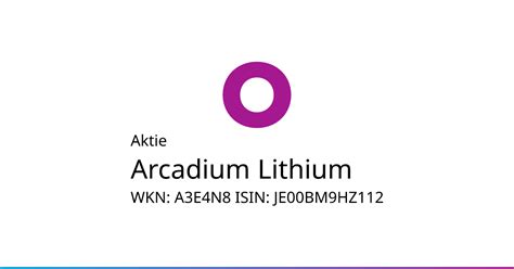 Arcadium Lithium Chart inkl. Chartanalyse • onvista