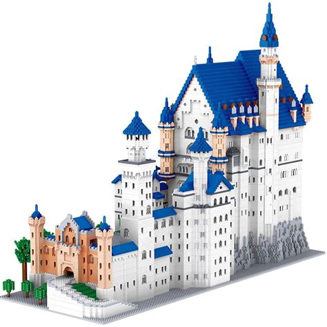 Buy Mini Building Blocks, DIY educational toys, Neuschwanstein Castle ...