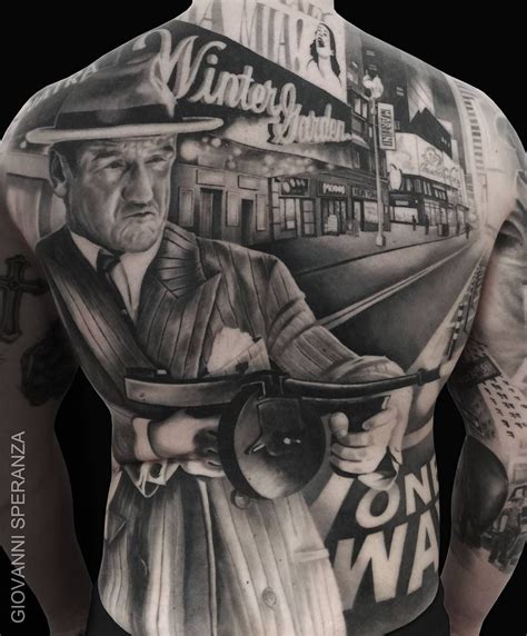 1940's Gangster by Giovanni Speranza - Vicenza Italy http://ift.tt/2iyRBU0 | Gangster tattoos ...