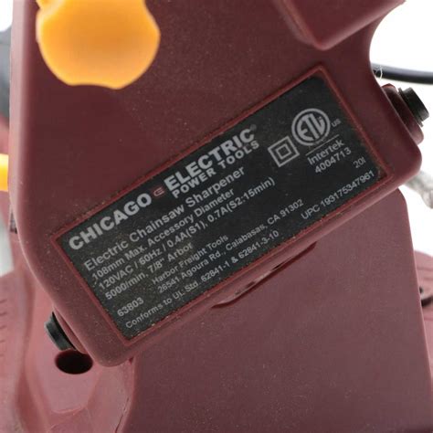 Chicago Electric Power Tools Electric Chainsaw Sharpener | EBTH