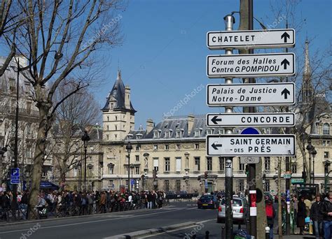 Street signs in Paris. – Stock Editorial Photo © possum #1184383