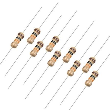 1/4 Watt 10K Ohm Carbon Film Resistors 5% Tolerances 0.25W 500pcs 4 Color Band - Walmart.ca