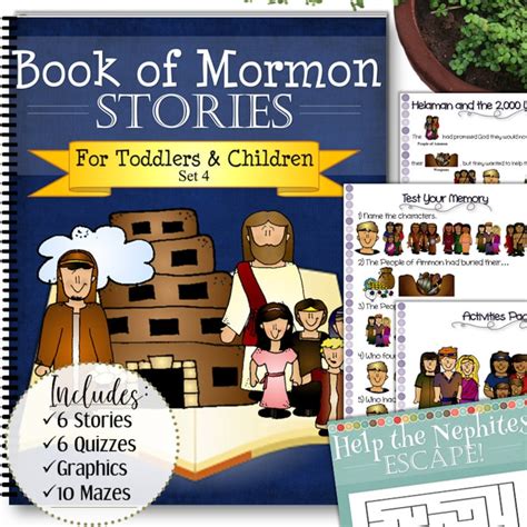 Complete Book of Mormon Stories for Toddlers and Children - Etsy