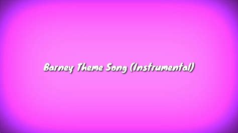 Barney And Friends Theme Song Instrumental - Theme Image