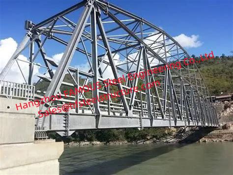 Single Lane Prefabricated Single Span Truss Bridge High Strength Q345b Material