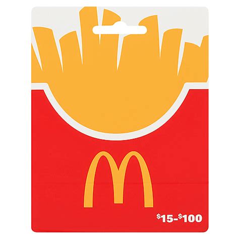 Mc Donalds Gift Card, $15 $100 1 Ea | Shop | Apples Market