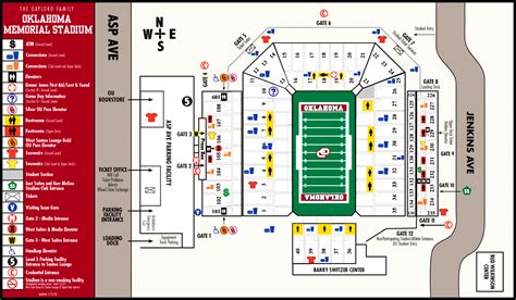 Oklahoma Sooners Football Stadium Seating Chart | Elcho Table