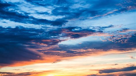 clouds, sunset, sky 4k, HD Wallpaper | Rare Gallery