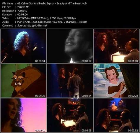 Download Celine Dion video Beauty And The Beast, clip Any Other Way, vidoclip Where Does My ...