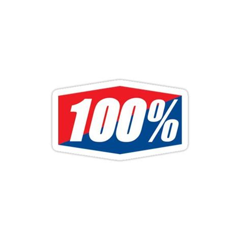 100% Sticker by Whosgood in 2022 | Vinyl decal stickers, Vinyl sticker, Vinyl decals