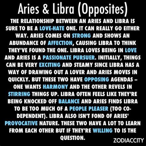 Zodiac City | Aries and libra, Libra zodiac facts, Libra relationships