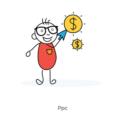 Pay Per Click by Cartoon Character 2111966 Vector Art at Vecteezy