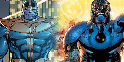 Darkseid vs Thanos Fan Art Shows a Clash of Titans | CBR