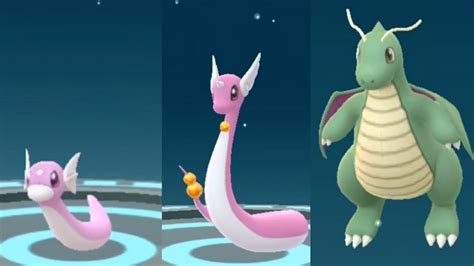 Pokemon Go SHINY Dratini to SHINY Dragonair to SHINY Dragonite ...