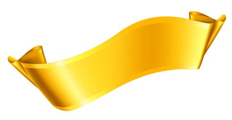Gold Banner PNG Image - PurePNG | Free transparent CC0 PNG Image Library