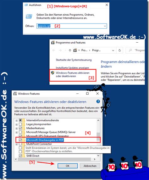 In Windows 10 den integrierten PDF Drucker Treiber installieren?