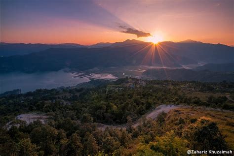 Sunset Over Fewa Lake : r/NepalImages