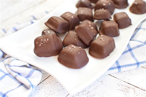 Vegan Chocolate Covered Caramels - Natural Tasty Chef