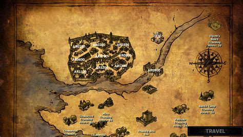 Baldur's Gate Game Map