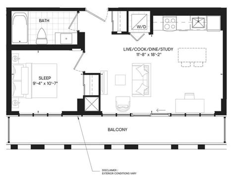 The Oscar Residences by Lifetime |O-513 Floorplan 1 bed & 1 bath