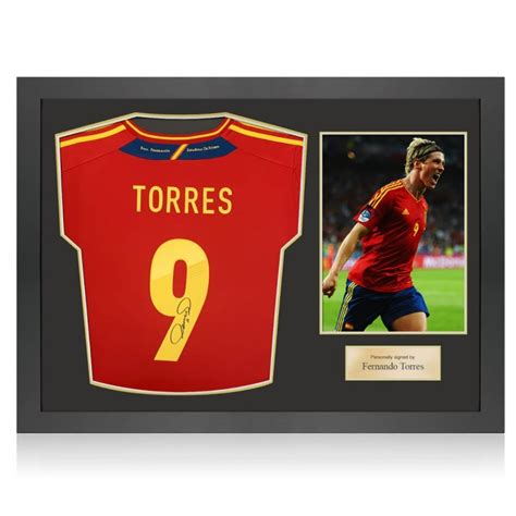 Fernando Torres Signed Spain Shirt | Exclusive Memorabilia