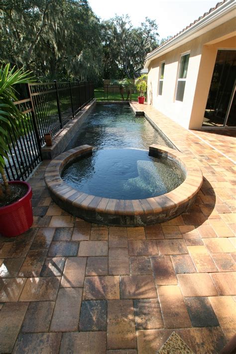 17 Best images about Lap pools with spa on Pinterest | Traditional, Swimming pool designs and ...