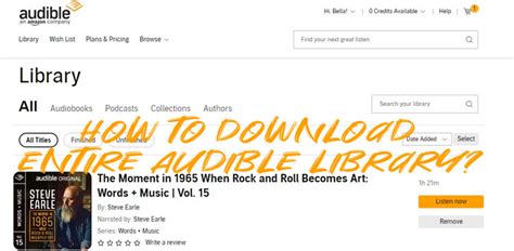 How to Download Entire Audible Library (One Click!)