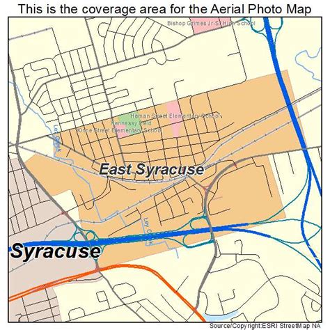 Aerial Photography Map of East Syracuse, NY New York