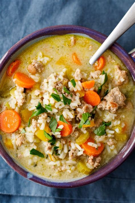 Ground Turkey and Rice Soup Recipe - Easy Ground Turkey Soup | Recipe | Ground turkey recipes ...