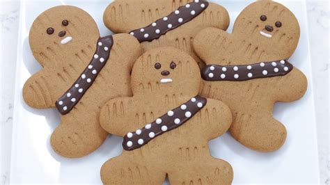 Star Wars Gingerbread Wookiee Cookies