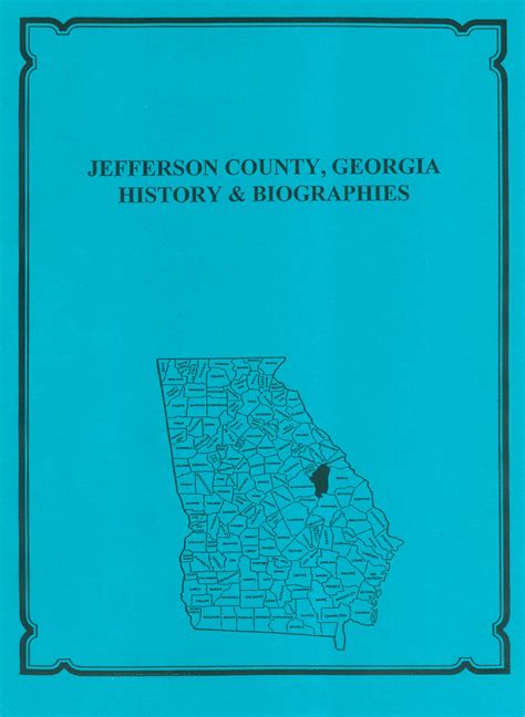 Jefferson County, Georgia History and Biographies - Southern Genealogy ...