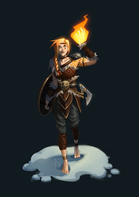 ArtStation - The Young Lightbearer: A Little Match Girl Concept Art