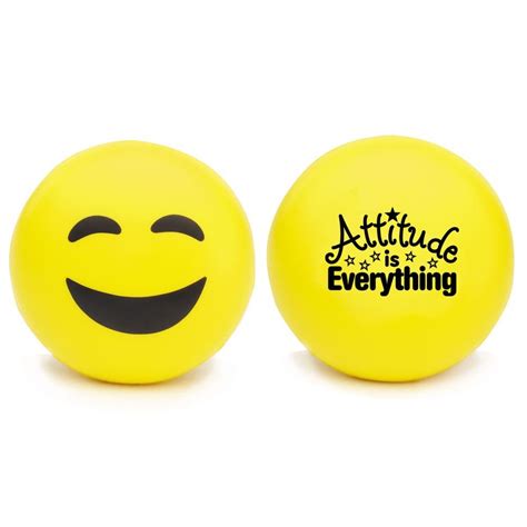 Attitude is Everything Happy Face Emoji Squeezies® Stress Reliever | Positive Promotions