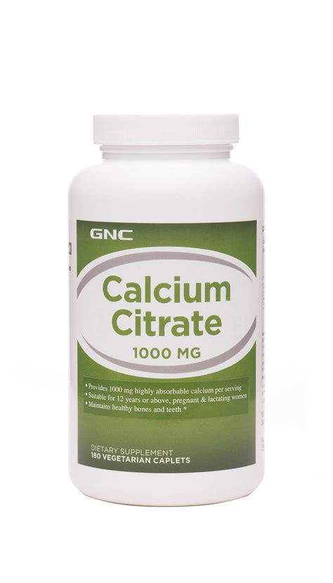 Calcium Citrate 1000 - GNC Live Well