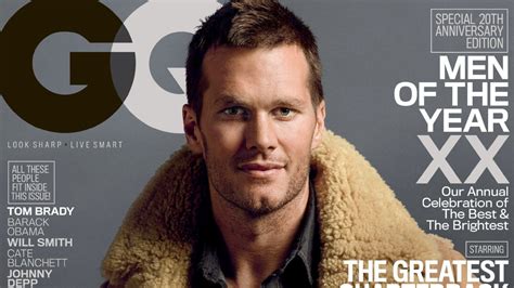 Tom Brady on cover of GQ's Men of the Year issue, avoids Deflategate ...