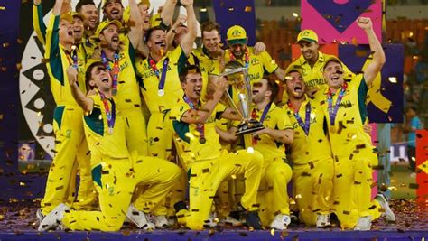 Australia has won the ICC Men's Cricket World Cup title for a record ...