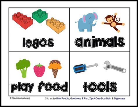 Toy Room Organization & Free Toy Bin Labels